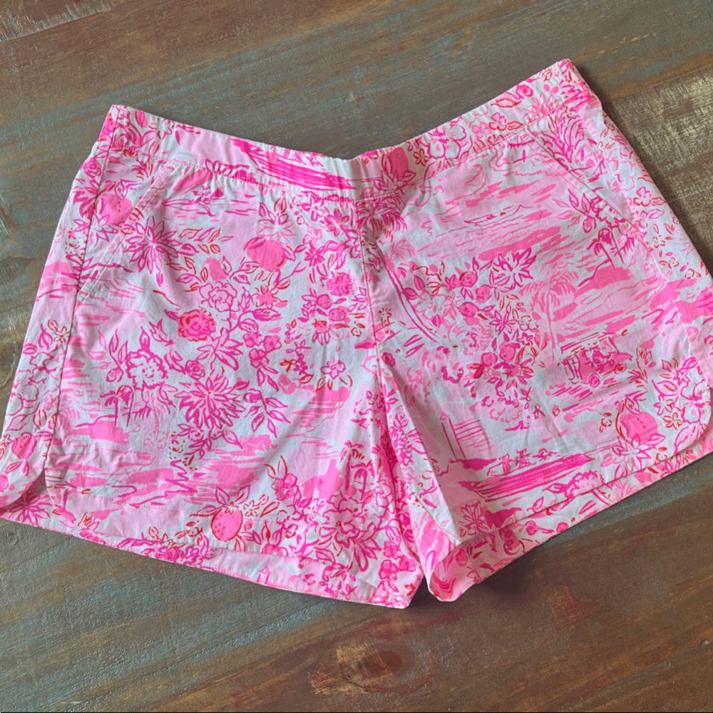 Lilly Pulitzer Pink Floral Women's Shorts